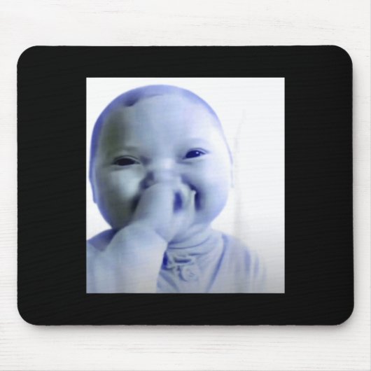 Ai Baby Meme Funny Laughing Baby Baby Meme Brainro Mousepad (Vorne)