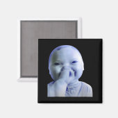 Ai Baby You Swear Meme Funny Laughing Baby Meme Br Magnet (Vorderseite/Rückseite)