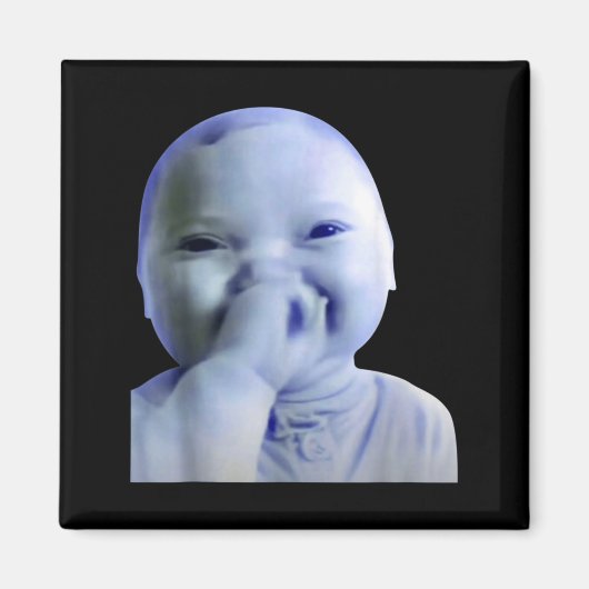 Ai Baby You Swear Meme Funny Laughing Baby Meme Br Magnet (Vorne)