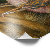 AI Ballet Giraffe Fotodruck (Ecke)