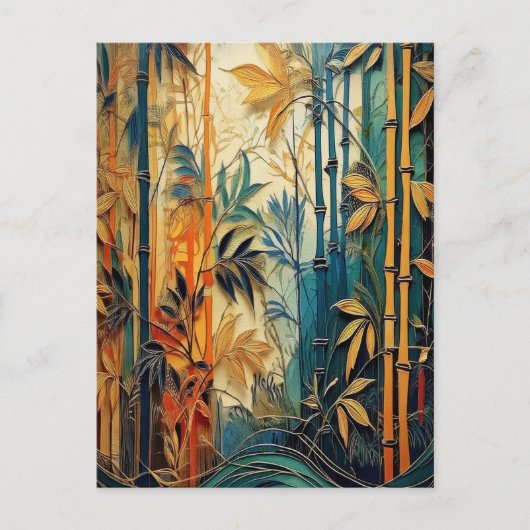 AI Bamboo Postkarte (Vorderseite)