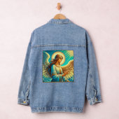 AI Beautiful Angel Expressionist Effect Jeansjacke (Hangar)