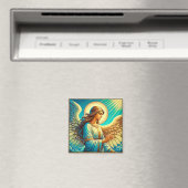 AI Beautiful Angel Expressionist Effect Magnet (In Situ (Geschirrspüler))