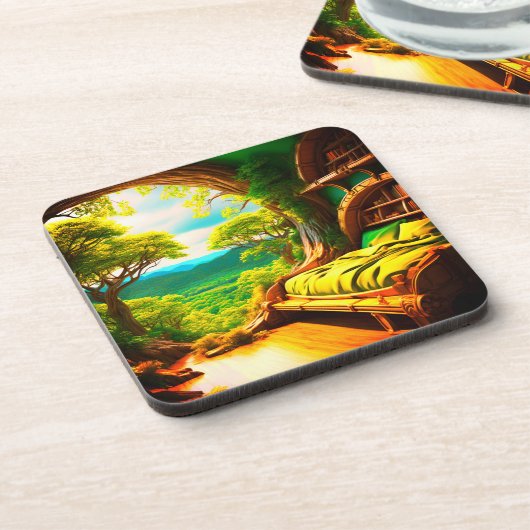 Ai Bedroom Getränkeuntersetzer (Linke Seite)