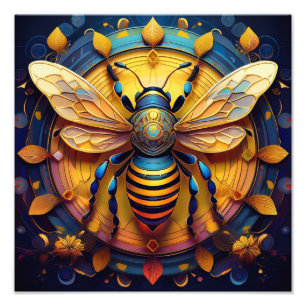 AI Bee Fotodruck