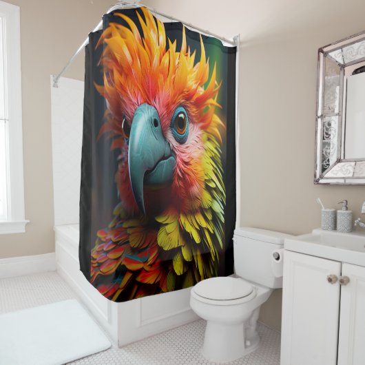 Ai Bird Duschvorhang (Beispiel)