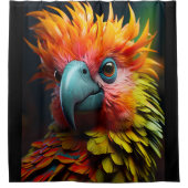 Ai Bird Duschvorhang (Vorderseite)