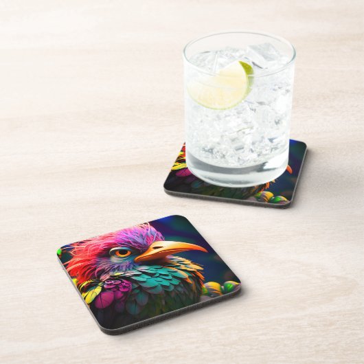 Ai Bird Getränkeuntersetzer (Rechte Seite)