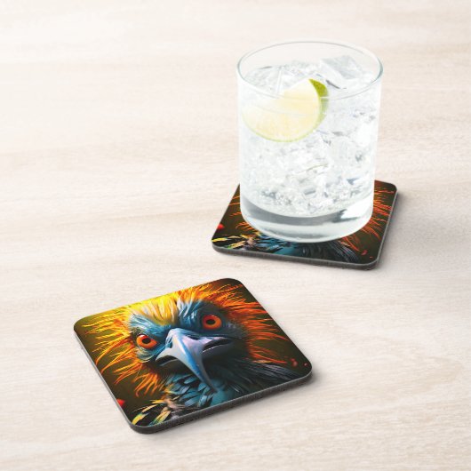 Ai Bird Getränkeuntersetzer (Rechte Seite)