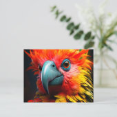 Ai Bird Postkarte (Stehend Vorderseite)