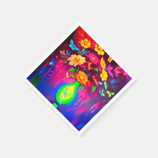 Ai Blume Serviette (Ecke)