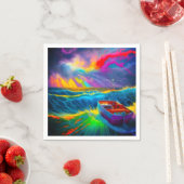 Ai Boat Scene Serviette (Beispiel)