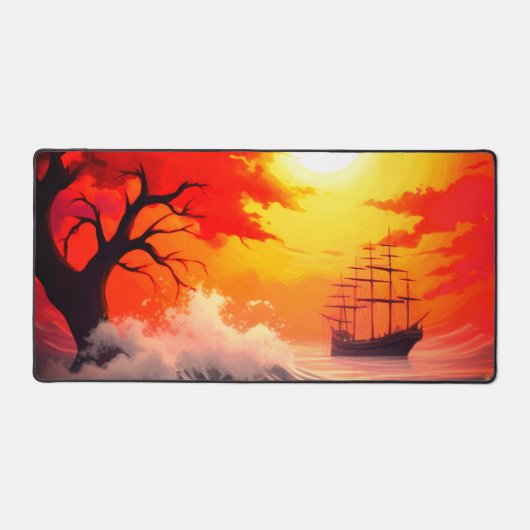 Ai Boat Schreibtischunterlage (Vorderseite)