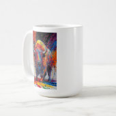 AI Buffalo Art Kaffeetasse (Vorderseite Links)