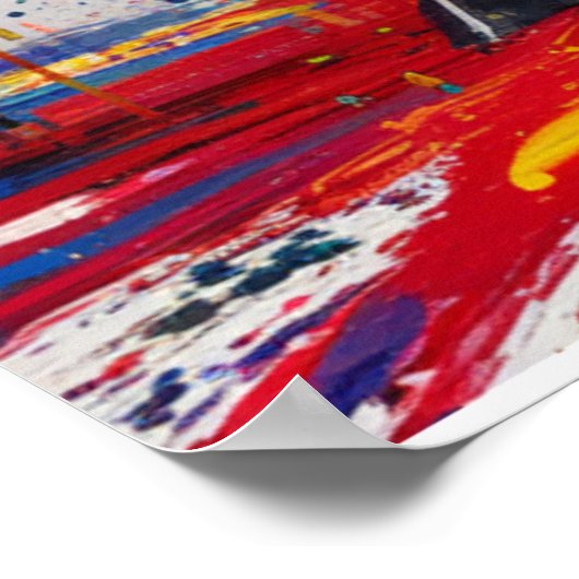 AI Buffalo Art Poster (Ecke)