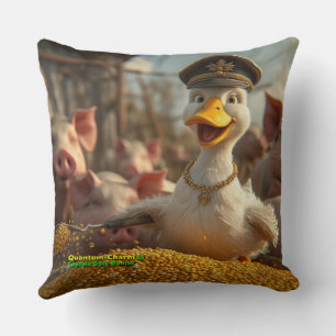 AI Captain Duck Dancer 02 Throw Kissen