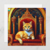 AI Cat Feiertagskarte (Vorne/Hinten)