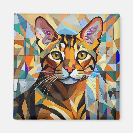 AI Cat Magnet (Vorne)