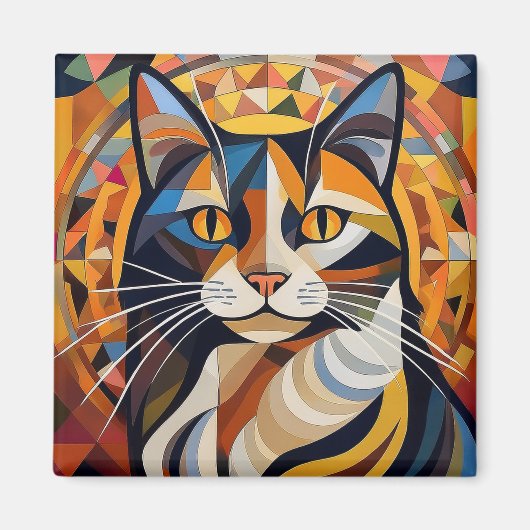 AI Cat Magnet (Vorne)