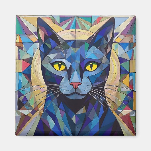 AI Cat Magnet (Vorne)