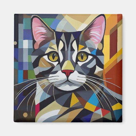 AI Cat Magnet (Vorne)