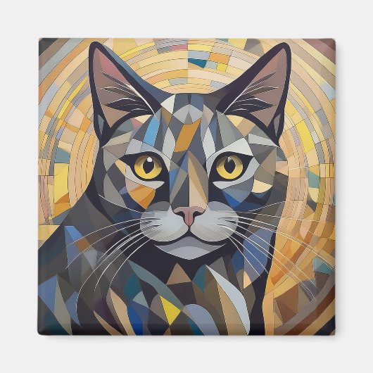 AI Cat Magnet (Vorne)