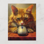 AI Cat Postkarte (Vorderseite)