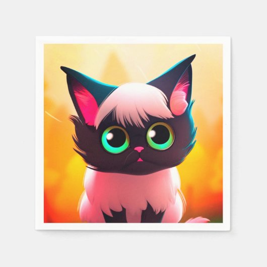 Ai Cat Serviette (Vorderseite)