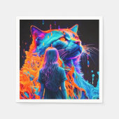 Ai Cat Serviette (Vorderseite)