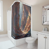 AI Cave Castle Duschvorhang (Beispiel)