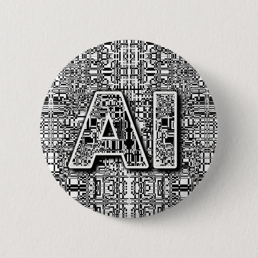 AI Chip Art Button (Vorderseite)