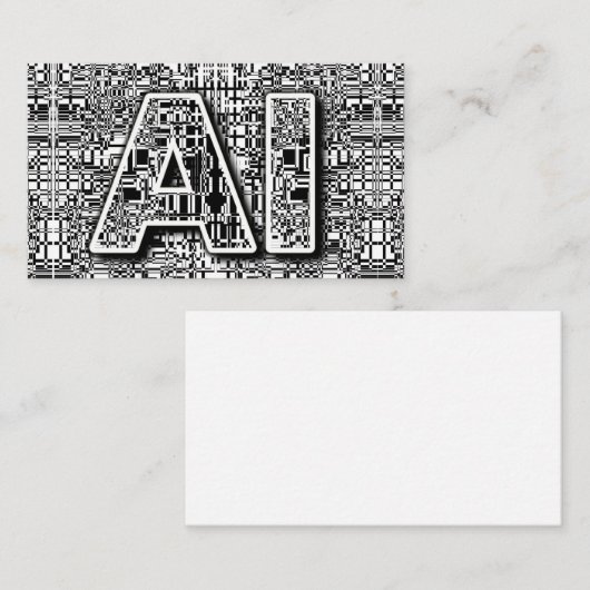 AI Chip Visitenkarte (Vorne/Hinten)