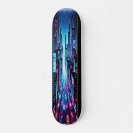 AI Cyber City Skateboard