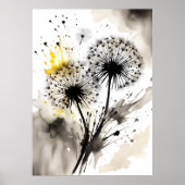 AI Dandelions Poster (Vorne)