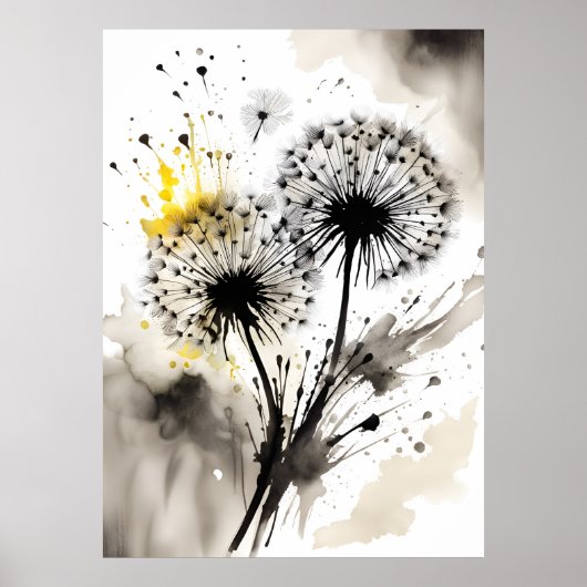 AI Dandelions Poster (Vorne)