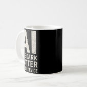 Ai Dark Ogy _ Wissenschaft & Tech Geschenk Slo Kaffeetasse (Vorderseite Links)