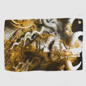 Ai Demon Golfhandtuch (Horizontal)