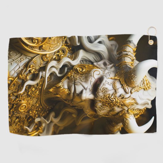 Ai Demon Golfhandtuch (Horizontal)