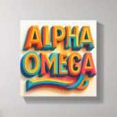 Ai Design Alpha& Omega Leinwand |Wall Décor | (Vorderseite)