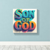 Ai Design Sohn Gottes Canvas Print Leinwanddruck (Insitu (Holzboden))