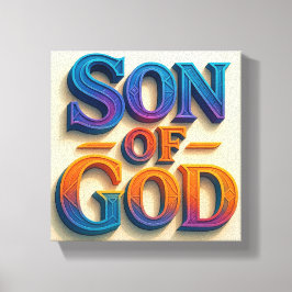 Ai Design Sohn Gottes Stretched Canvas Print Leinwanddruck