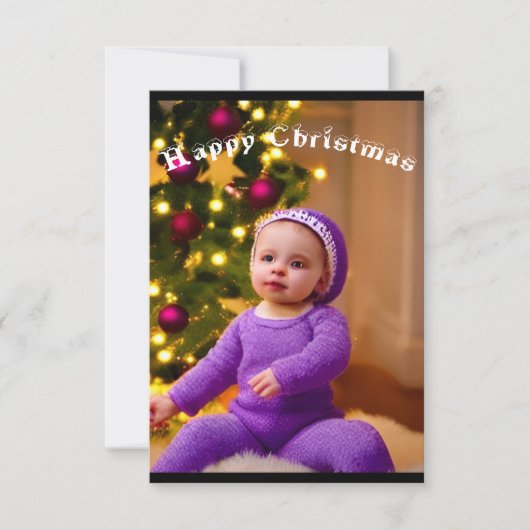 AI Designed Christmas Card (Vorderseite)