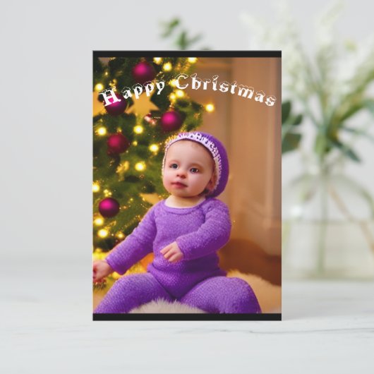 AI Designed Christmas Card (Stehend Vorderseite)