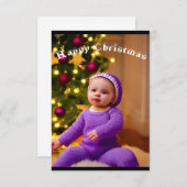 AI Designed Christmas Card (Vorne/Hinten)