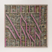 AI Detaillierte Puzzle mit mehreren Mini-Räumen (Horizontal)