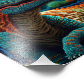 AI Dino Yarn Fotodruck (Ecke)