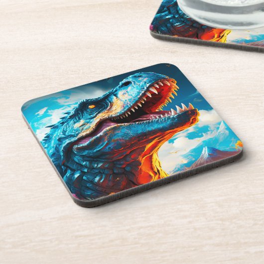 Ai Dinosaur Getränkeuntersetzer (Linke Seite)