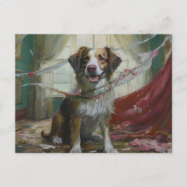AI Dog Mess Postkarte