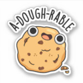 Ai-dough Funny Cookie Pun Aufkleber (Vorderseite)