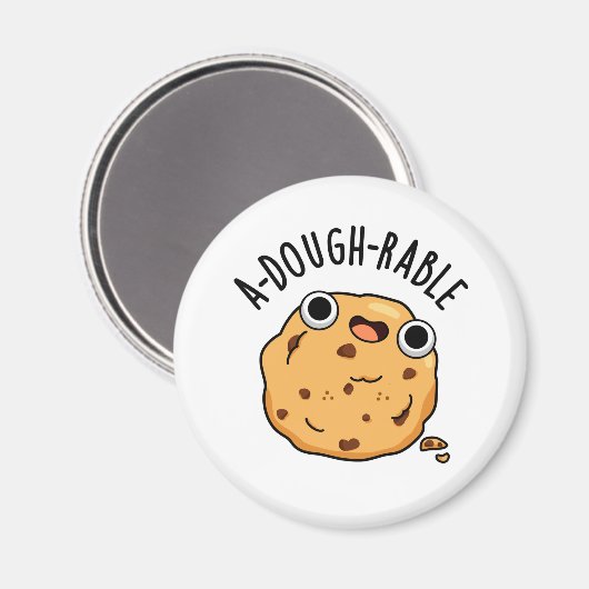 Ai-dough Funny Cookie Pun Magnet (Vorderseite/Rückseite)